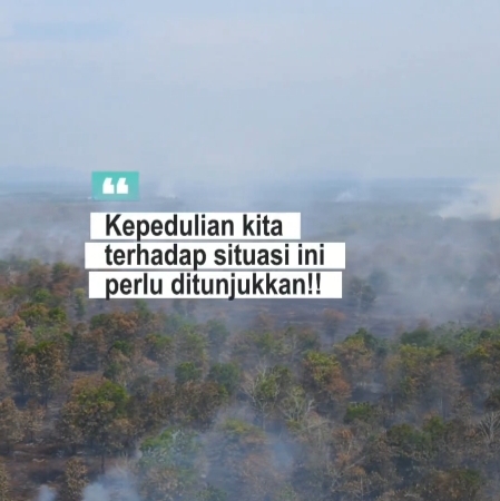 Aktivis Lintas Kalimantan Respon Polusi Asap Karhutla: Serukan Climate Action!