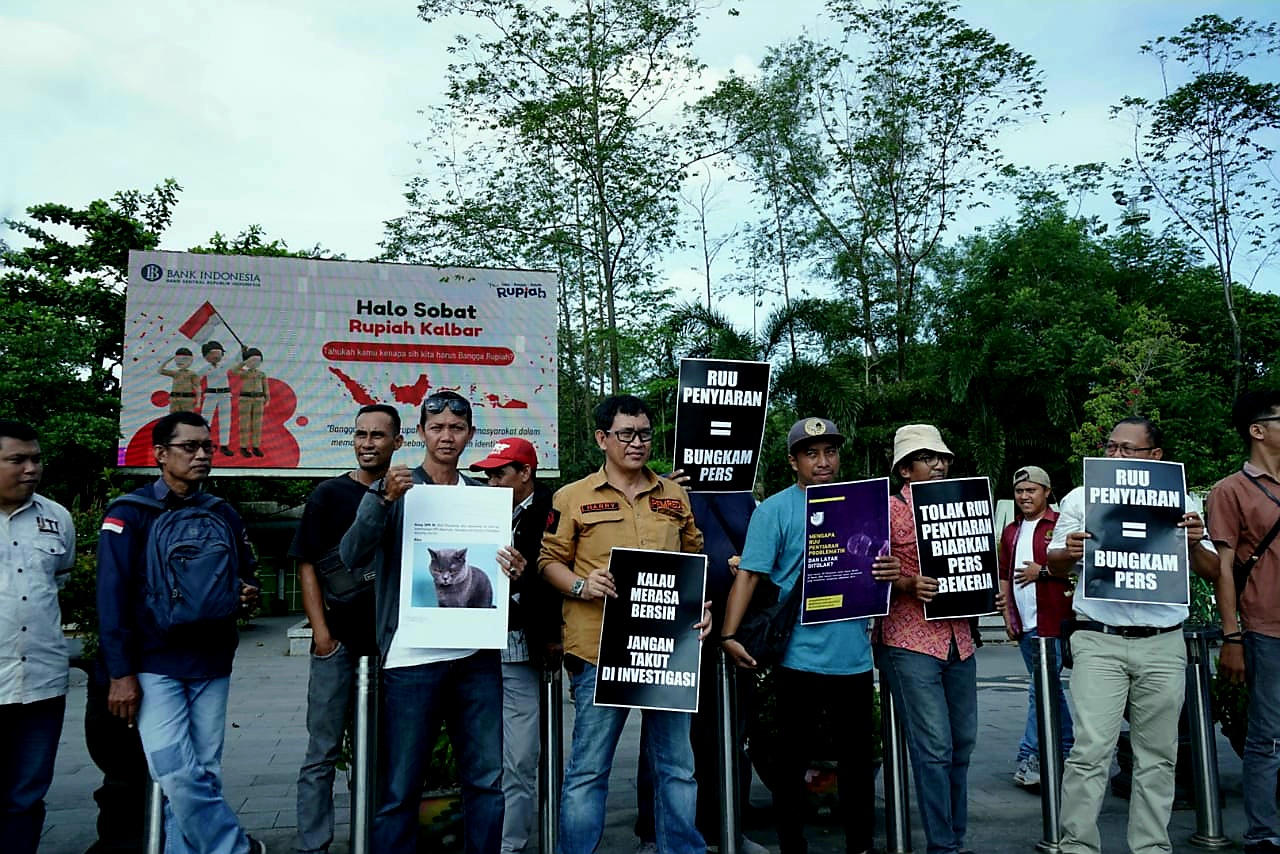 Organisasi Jurnalis di Pontianak Tolak Revisi UU Penyiaran