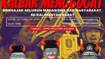 Mahasiswa Se-Kalbar Evaluasi Satu Tahun Kepemimpinan Norsan – Krisantus, Soroti IPM