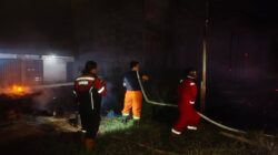 Gudang Olimpic di Limbung Ludes Terbakar, Bangunan Rata dengan Tanah